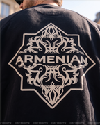 Armenian Oversized Sweatshirt Black