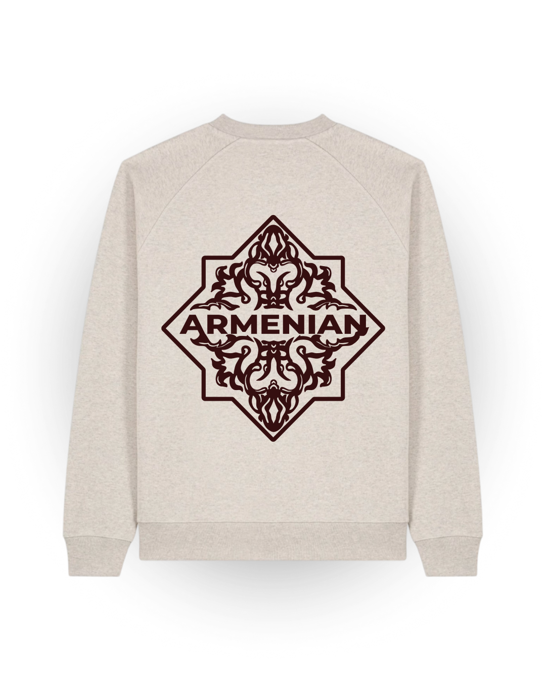 Armenian Oversized Sweatshirt Cream