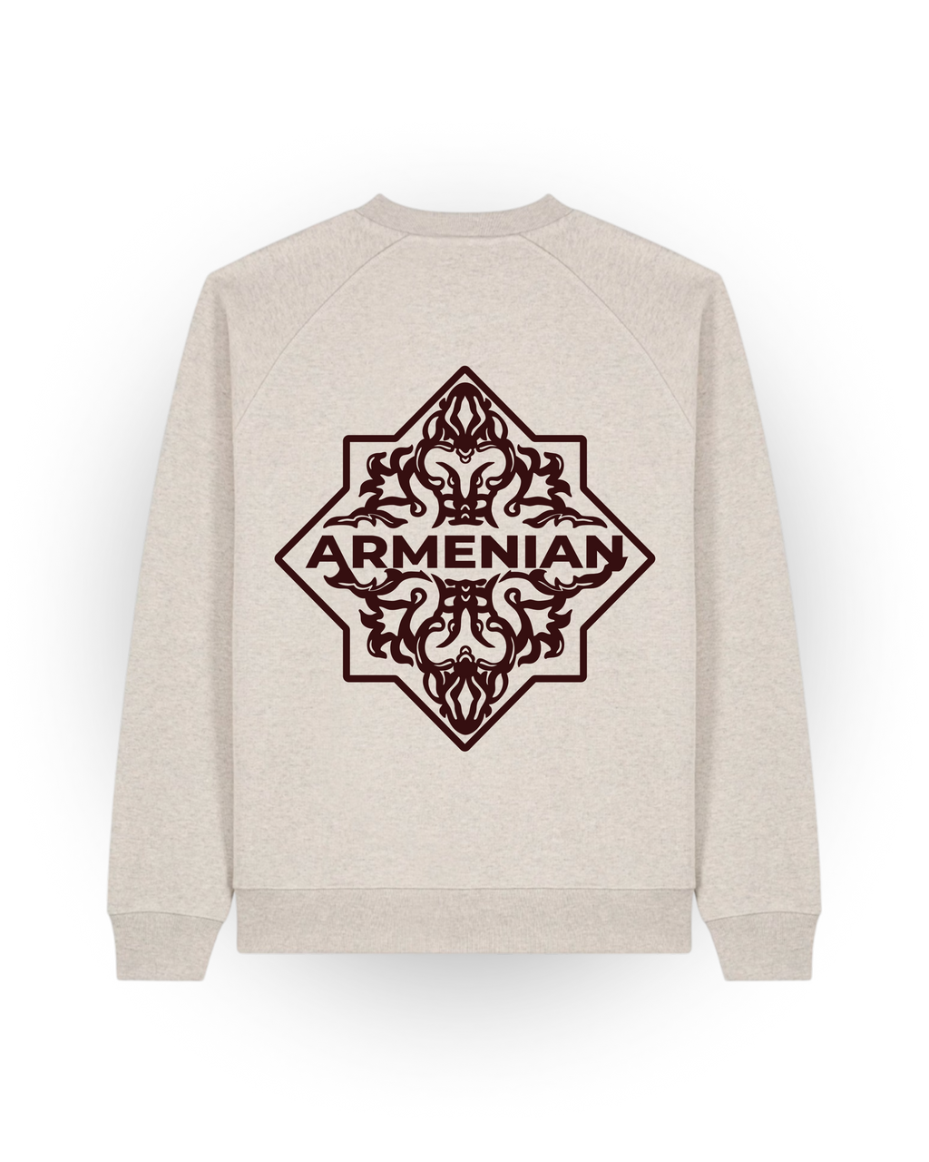 Armenian Oversized Sweatshirt Cream