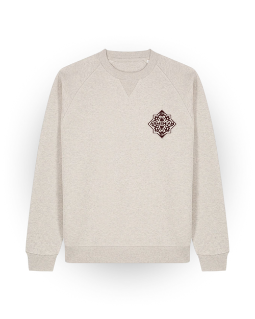 Armenian Oversized Sweatshirt Cream