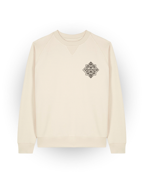 Armenian Oversized Sweatshirt Beige