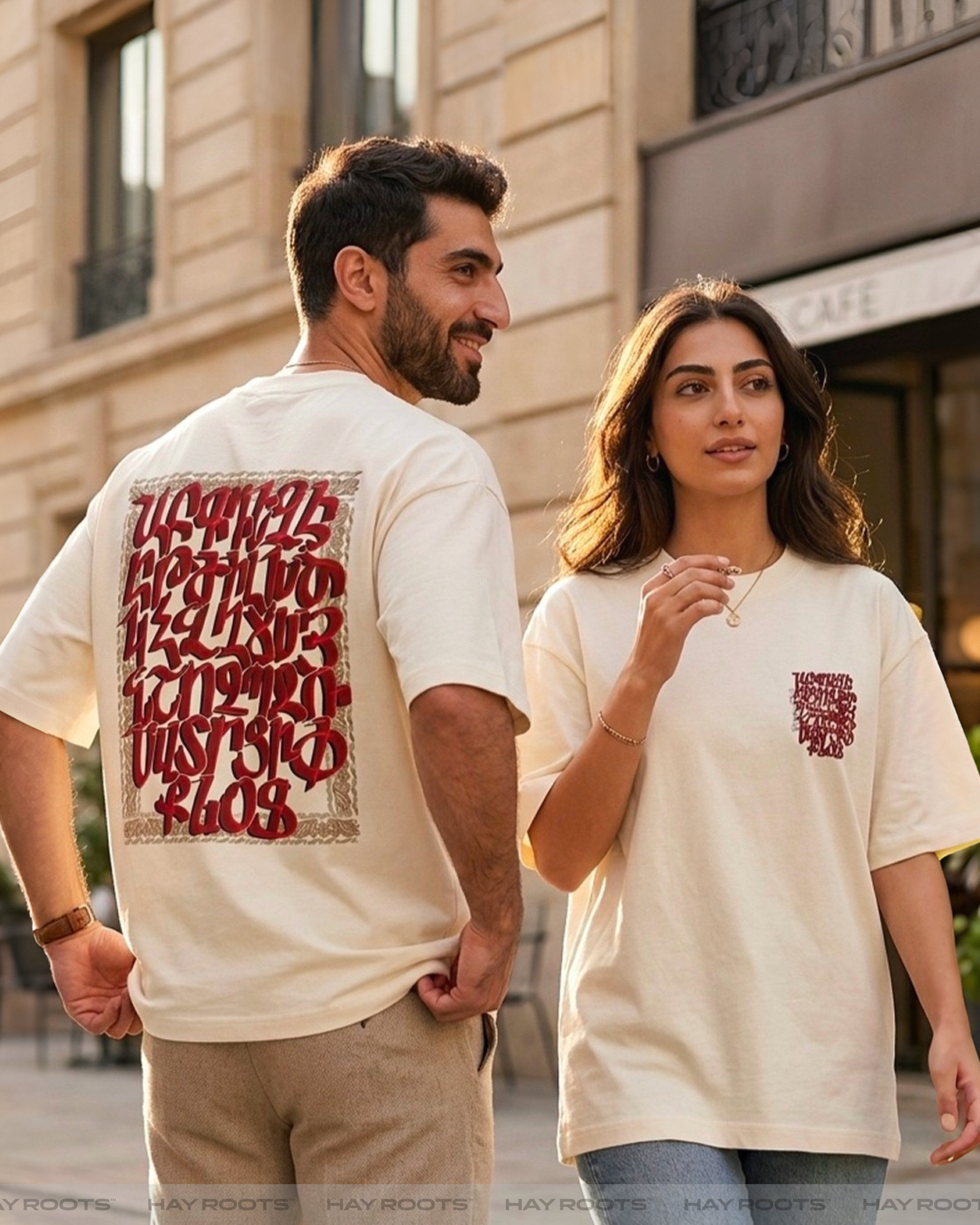 The Armenian Alphabet Oversized T-Shirt