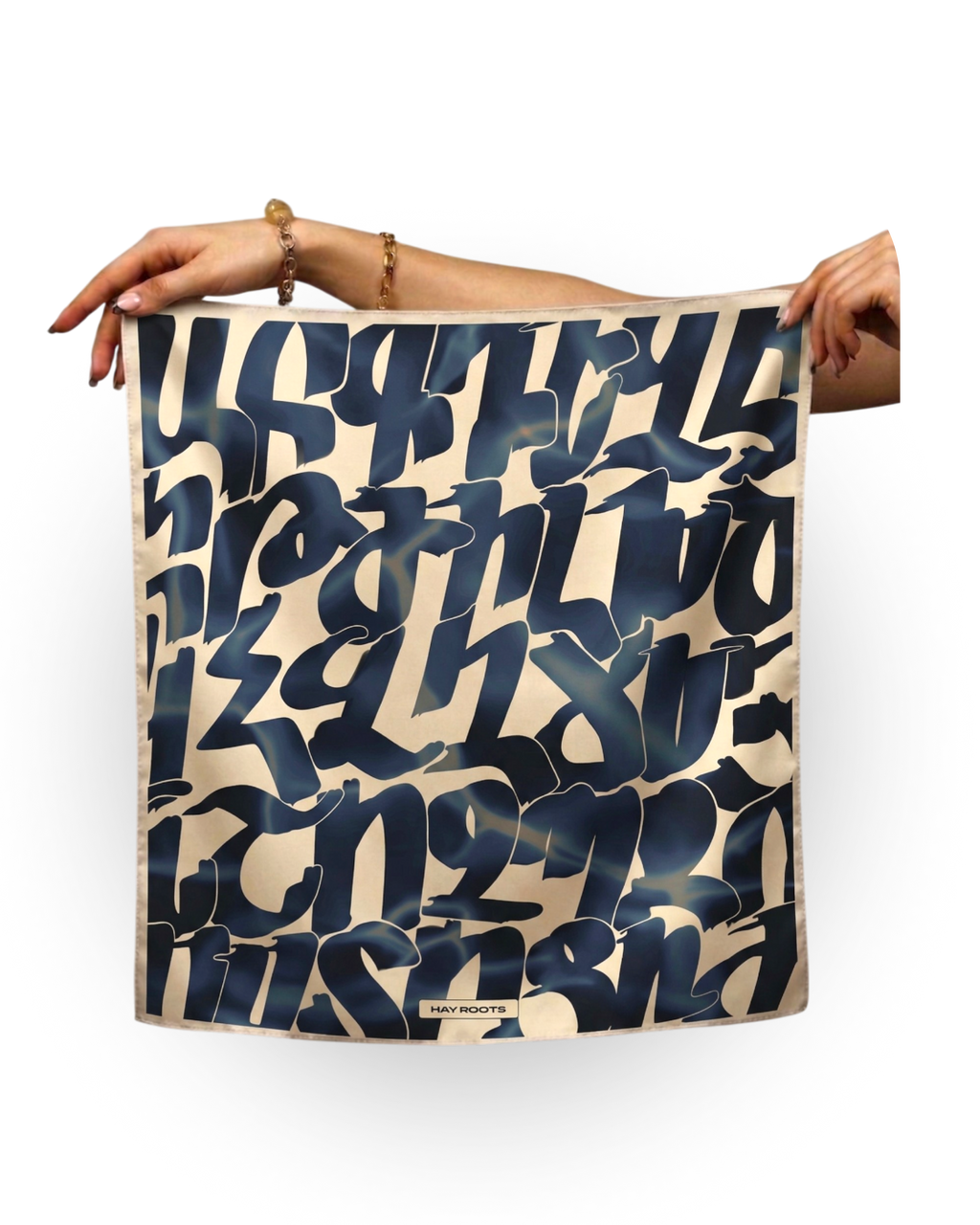 The Armenian Alphabet Silk Scarf