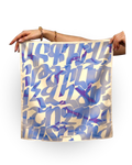 The Armenian Alphabet Silk Scarf