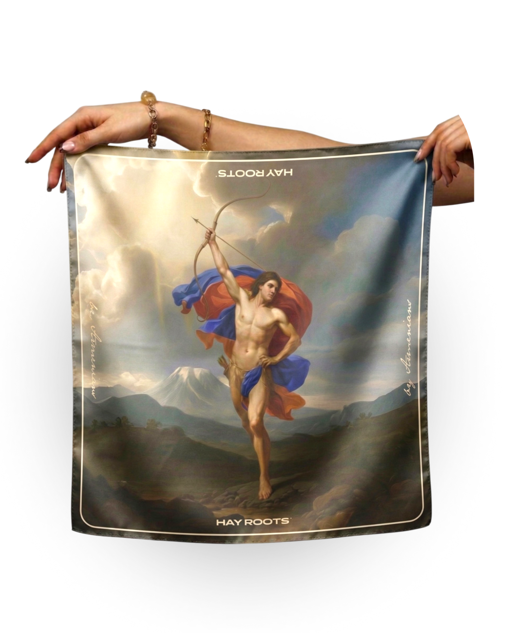 Hayk — Legends of Armenia Silk Scarf