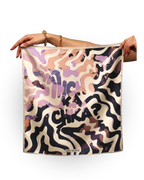 Inch Ka Chka? Silk Scarf (Violet)