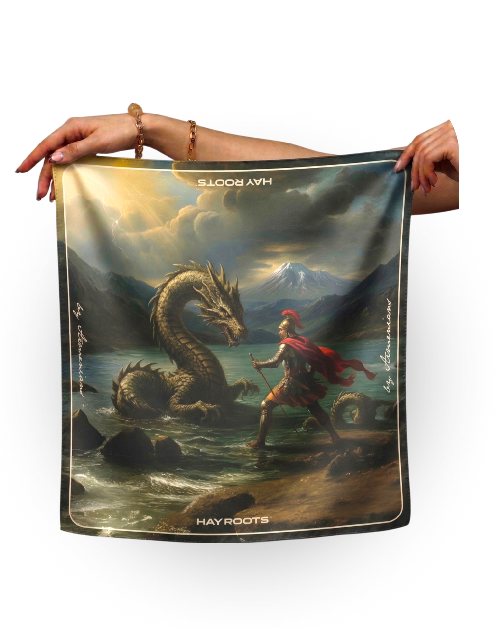 Vishap — Legends of Armenia Silk Scarf