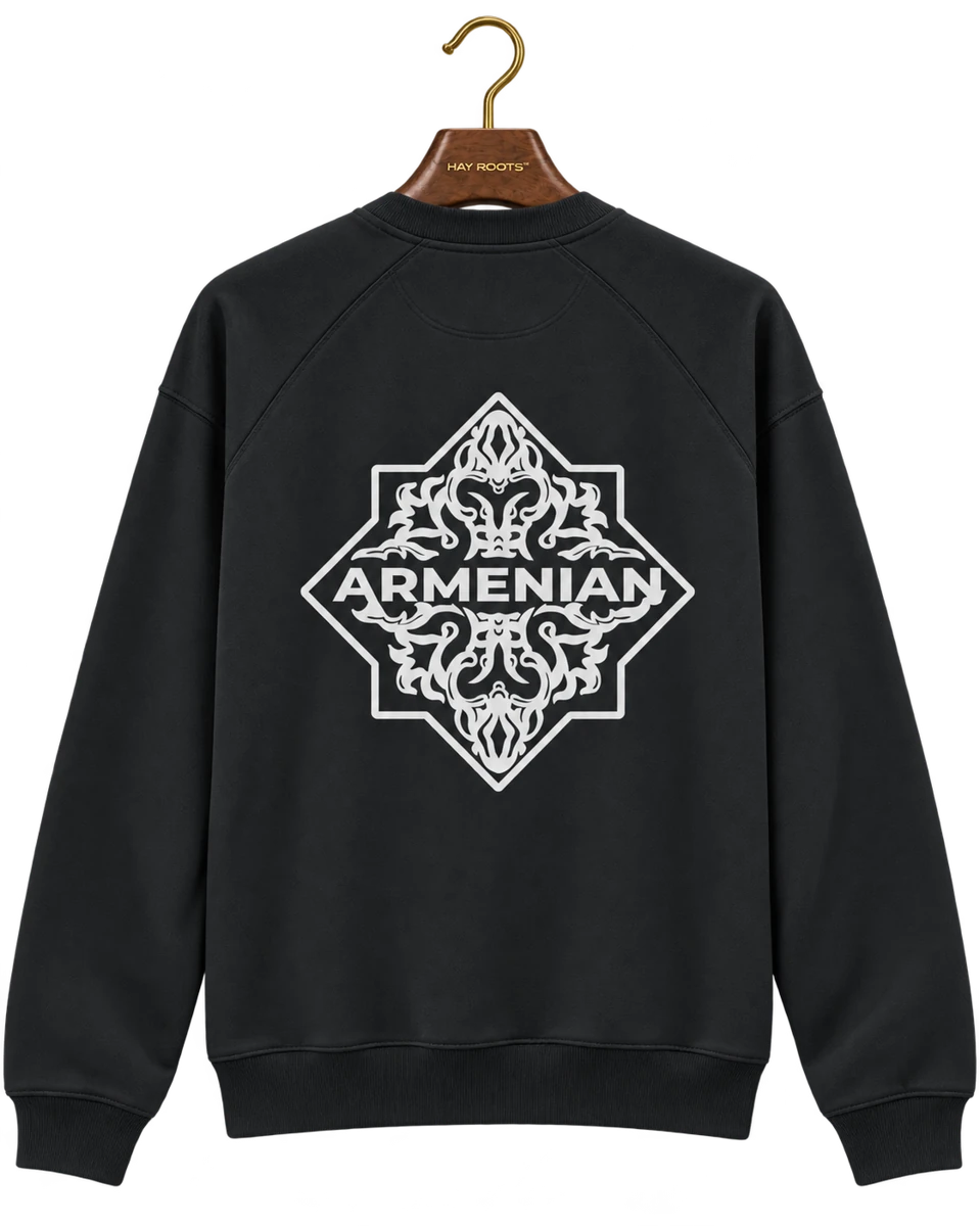 Armenian Sweatshirt · Black — back