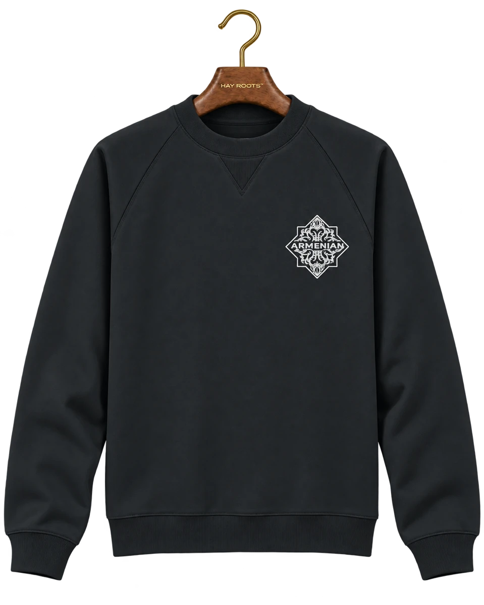Armenian Sweatshirt · Black — front
